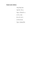 Đề tài Tác động của việc chặt cây đến đời sống của người dân