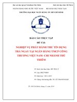 nghiệp vụ phát hành thư tín dụng trả ngay tại ngân hàng tmcp công thương việt nam  chi nhánh thủ thiêm 
