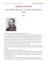 Mori Ôgai, nhà văn và nhà tư tưởng khai sáng - Nguyễn Nam Trân