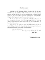 khoa học môi trường Đánh giá hiện trạng ô nhiễm do bao bì thuốc BVTV tại xã Đông Trung, huyện Tiền Hải, tỉnh Thái Bình và đề xuất giải pháp quản lý phù hợp