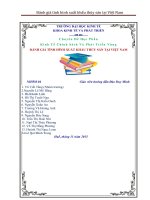 Bài tiểu luận Đánh giá tình hình xuất khẩu thủy sản tại Việt Nam