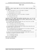 Đề tài Giải pháp hạn chế hiện tượng bồi tụ, sạt lở ven sông, ven biển tỉnh Sóc Trăng