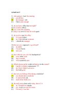 Actual test 3 Part 2