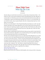 Mùa Hè Đỏ Lửa - Phan Nhật Nam