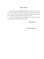 Nâng cao hiệu quả huy động vốn tại Ngân hàng thương mại cổ phần Ngoại thương Việt Nam -  Chi nhánh Thành Công Hà Nội