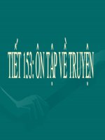 bài giảng ngữ văn lớp 9 tiet 153  on tap ve truyen 