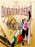 bài giảng ngữ văn lớp 9 tiet 64  doi thoai doc thoai va doc thoai noi tam trong VBTS 