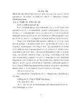 Báo cáo thực tập Hoạch định, tổ chức, lãnh đạo và kiểm soát nghiệp vụ quản lý - quản trị và hạch toán (kế toán kinh tế kinh doanh) nguyên vật liệu tại Công ty TNHH Trang Quang