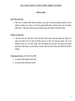 BÀI GIẢNG môn lý THUẾT điều KHIỂN TUYẾN TÍNH