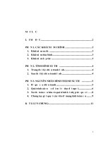 Bài tiểu luận Xu thế hợp tác và phát triển sau chiến tranh Lạnh