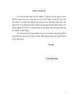 Nghiên cứu giải pháp chuyển đổi đất trũng sang nuôi trồng thủy sản tại xã mỹ thắng, huyện mỹ lộc, tỉnh nam định