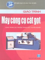 THCN giáo trình máy công cụ cắt gọt   nguyễn kinh luân, 129 trang