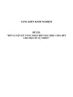 Sáng kiến kinh nghiệm môn Toán lớp 6 Một số biện pháp rèn luyện kỹ năng cho học sinh lớp 6 nhận biết nhanh dấu hiệu chia hết cho một số tự nhiên