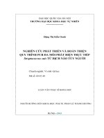 Luận văn nghiên cứu phát triển và hoàn thiện quy trình PCR đa mồi để phát hiện trực tiếp streptococcus suis từ dịch não tủy của người 