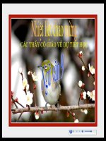 bài giảng ngữ văn lớp 9 tiet 110 bai giang mua xuan nho nho 