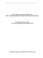 Hướng dẫn Marketing Xuất khẩu cho các Doanh nghiệp xuất khẩu TCMN tại Việt Nam