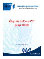 kế hoạch triển khai IPv6 của VNPTạgiai đoạn 2011-2020