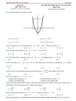 Tuyển tập đề thi thử THPT quốc gia 2017 toán