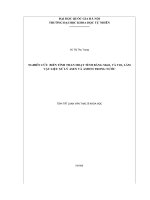 Luận văn tóm tắt nghiên cứu biến tính than hoạt tính bằng mno2 và tio2 làm vật liệu xử lý asen và amoni trong nước 