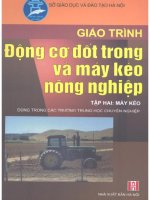 THCN giáo trình động cơ đốt trong và máy kéo nông nghiệp tập 2 máy kéo   nguyễn quốc việt, 313 trang