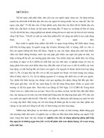 Luận văn nghiên cứu việc sử dụng phương pháp phổ hấp thụ nguyên tử không ngọn lửa (GF AAS) để phân tích (xác định) lượng vết crom trong mẫu sinh học 