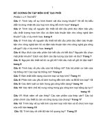 ĐỀ CƯƠNG ÔN TẬP MÔN CHẾ TẠO PHÔI_ĐH