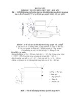 BÀI TẬP LỚN MÔN CHUYỂN ĐỘNG THỦY LỰC VÀ KHÍ NÉN