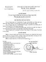 Định mức 1173 của Bộ xây dựng ngày 26 122012