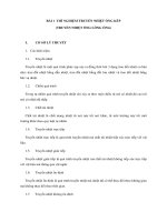 BÀI 1 THÍ NGHIỆM TRUYỀN NHIỆT ỐNG KÉP