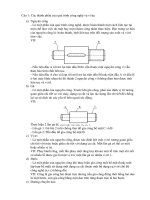 Đề cương ôn tập môn Công nghệ chế tạo máy