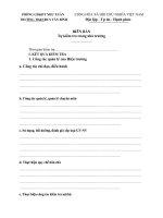 biên bản tự kiểm tra nhà trường năm học 2016  2017