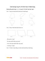 Giải bài tập trang 91, 92 SGK Toán 5: Hình thang