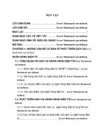 Phát triển dịch vụ ngân hàng điện tử tại Sở giao dịch ngân hàng nông nghiệp và phát triển nông thôn Việt Nam
