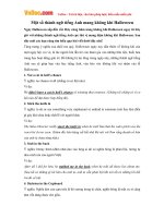 Một số thành ngữ tiếng Anh mang không khí Halloween