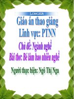 Tho be lam bao nhieu nghe