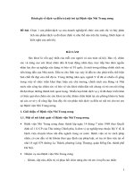 Đánh giá về dịch vụ điều trị nội trú tại bệnh viện nhi trung ương 