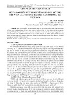 Giải pháp thư viện số Dlip một sáng kiến về tài nguyên giáo dục mở cho thư viện các trường đại học và cao đẳng tại Việt Nam