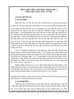 SKKN rèn chữ viết cho học sinh lớp 1 