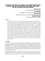 Đa Dạng Chức Năng Của Quần Xã Vi Khuẩn Trên San Hô Ven Đảo Cát Bà và Long Châu, Góp Phần Thích Ứng Với Sự Thay Đổi Của Môi Trường