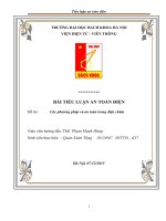 Các phương pháp và an toàn trong điện châm 