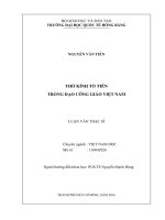 Thờ kính tổ tiên trong đạo công giáo việt nam