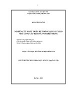 Nghiên cứu phát triển hệ thống quản lý cho nhà cung cấp dịch vụ wifi diện rộng