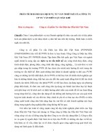 Phân tích đánh giá dịch vụ tư vấn thiết kế của công ty CP tư vấn điên lực dầu khí 