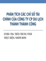 Quản trị tài chính  nhóm bom