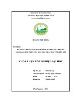 Đánh giá khả năng sinh kháng sinh của xạ khuẩn nội cộng sinh trên cây quế thu thập tại tỉnh yên bái  