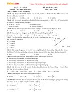 Đề kiểm tra 45 phút học kì 1 môn Vật lý lớp 10 trường THPT Phan Ngọc Hiển, Cà Mau năm học 2016 - 2017