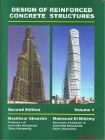 A094  design of reinforced concrete structure   volume 1   DR  mashhour a  ghoneim