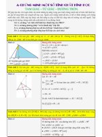 Những tính chất hình học phẳng hay dùng nhất trong bài tập oxy 