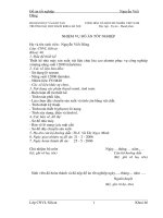 Thiết kế nhà máy sản xuất vật liệu chịu lửa cao alumin phục vụ công nghiệp ximăng năng suất 12000 (tấn năm)