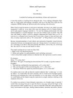 Thành ngữ tiếng anh ôn thi đại học  Idioms and expressions